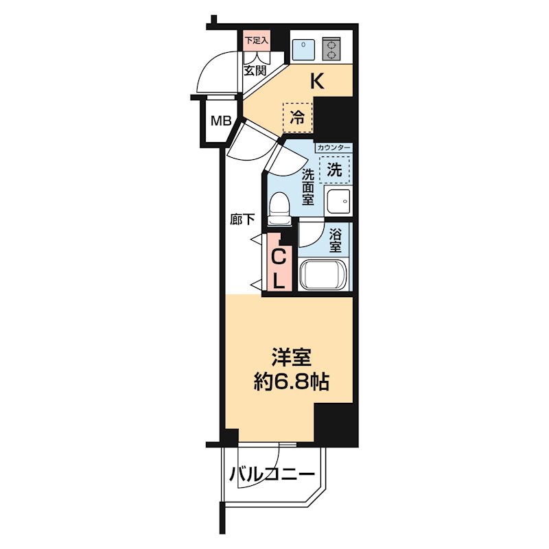 ガレリアレジデンス石川町 間取り図