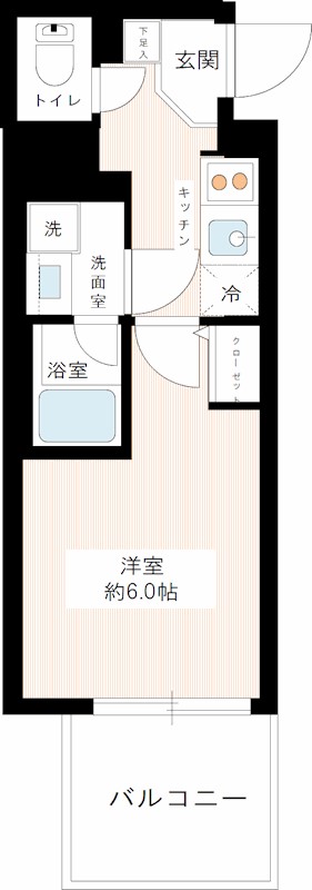 ルクシェール青砥 0904号室 間取り