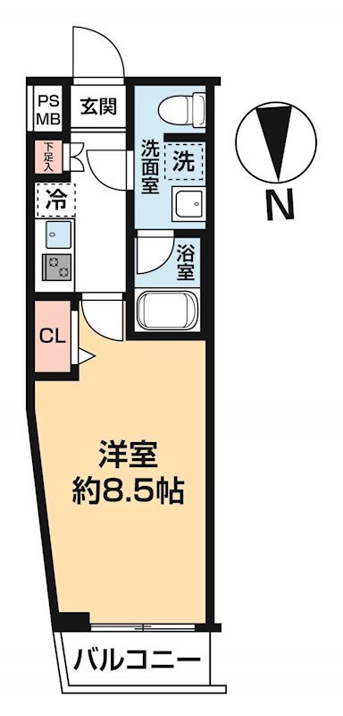 ＭＡ－ＲＯ羽田 0301号室 間取り