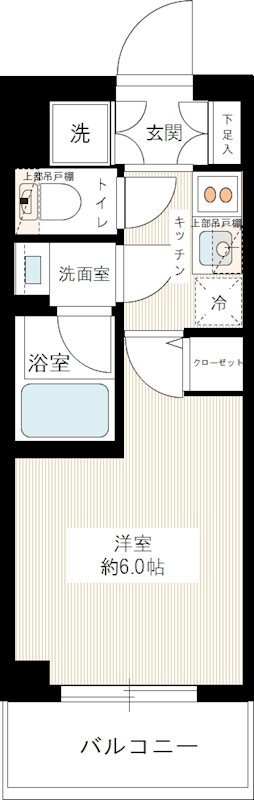 ライジングプレイス綾瀬 0515号室 間取り