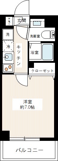 ＭＡＸＩＶ西川口ＡＺ 0506号室 間取り