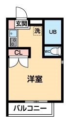 エコーバレー関口 0402号室 間取り