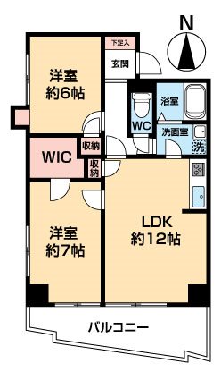 ＩＳＭ八王子 1004号室 間取り