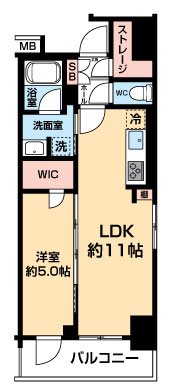 ＨＹ’ｓ東浅草 0702号室 間取り