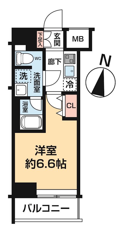 ティモーネグランデ川口 0203号室 間取り