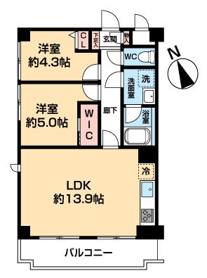 レジェンド戸塚 0306号室 間取り