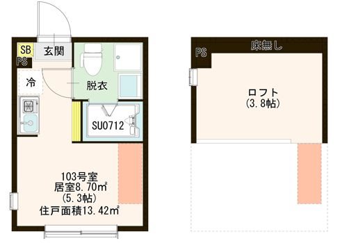 ハーモニーテラス北小岩ⅩⅩ 0103号室 間取り