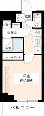ＭＡＸＩＶ王子ＲＩＣＯＴＴ 0303号室 間取り