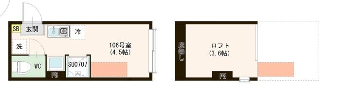 （仮称）上井草二丁目③ 0106号室 間取り