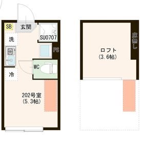 （仮称）上井草二丁目③ 0202号室 間取り