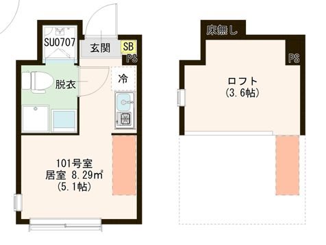 （仮称）仲宿⑨ 0101号室 間取り