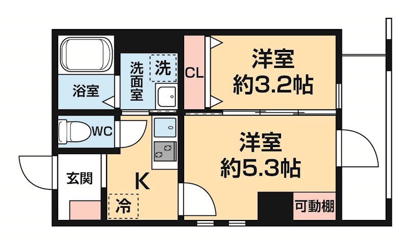 Ｌ.ＣＡＳＡ住吉 0403号室 間取り