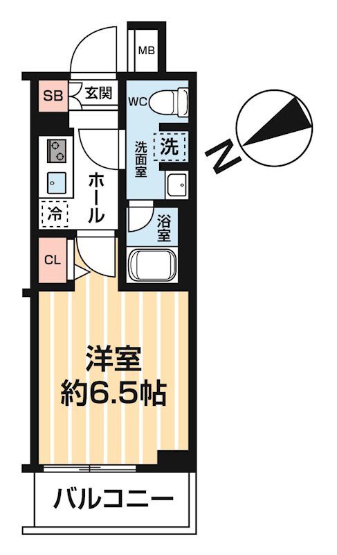 ＭＡＸＩＶ横浜青葉 0512号室 間取り