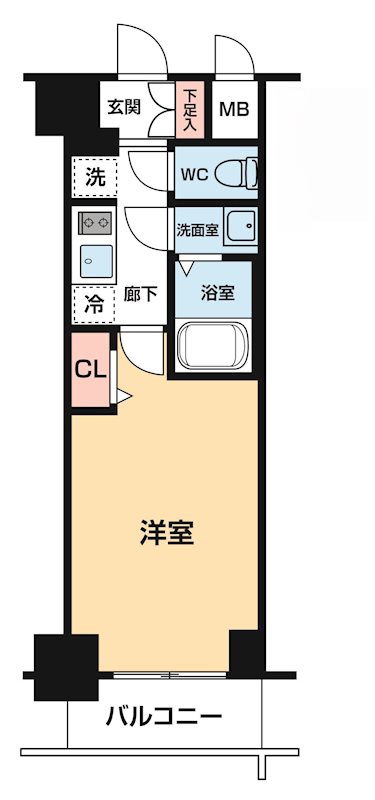 ＭＡＸＩＶ西大島 0606号室 間取り