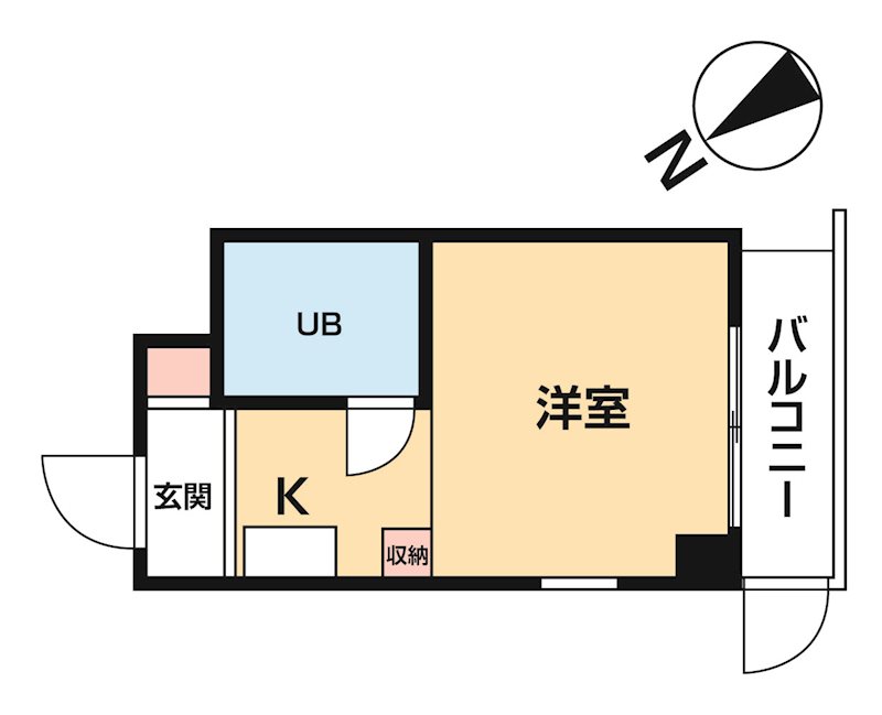 ＴＯＰ・西谷第１ 0105号室 間取り