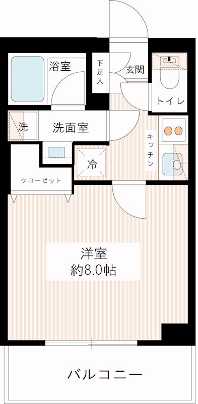 ＨＹ’ｓ Ｖｉｇｏｒ 墨田 0211号室 間取り