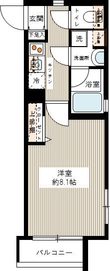 ハーモニーレジデンス大森山王＃００２ 0201号室 間取り