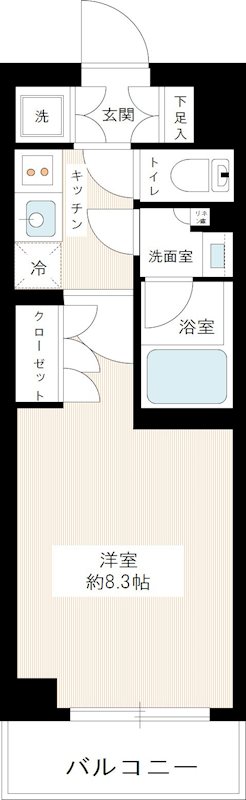ＨＹ’ｓ ｒêｖｅ 0206号室 間取り