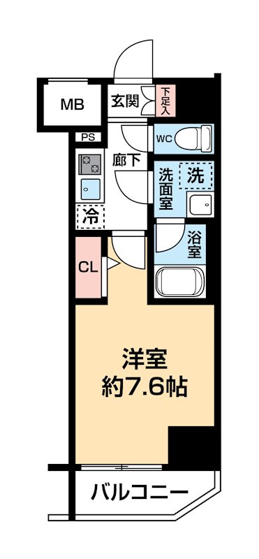 ディアレイシャス西武柳沢 0504号室 間取り