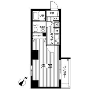 ジュエル板橋区役所前 0404号室 間取り