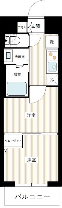 ハーモニーレジデンス文京千石 0404号室 間取り