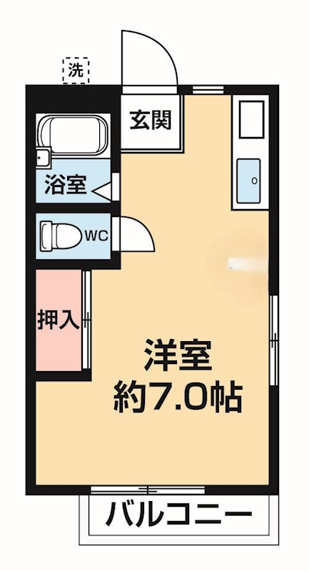 グリーンハイツ 0101号室 間取り