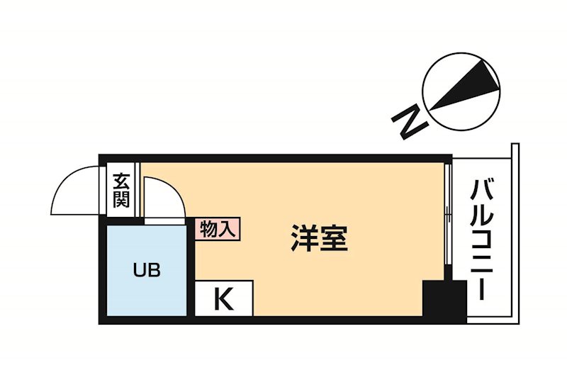 ＴＯＰ・鶴見 0801号室 間取り