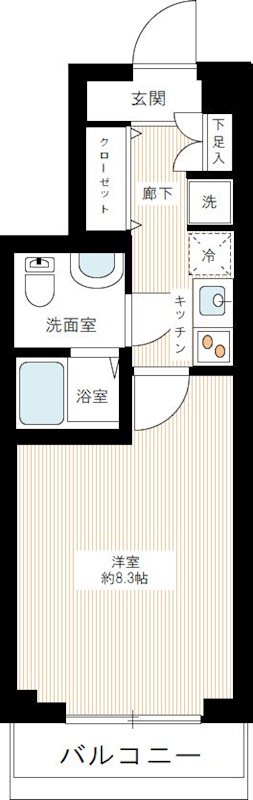 ＭＡＸＩＶ練馬 0402号室 間取り
