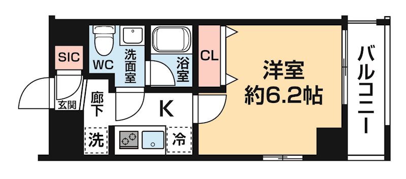 アイル プレミアム横浜ノルド 0301号室 間取り