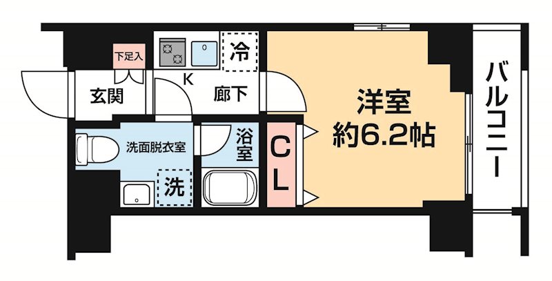 アイル プレミアム横浜ノルド 0303号室 間取り