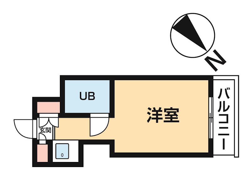 ＴＯＰ・早稲田 0401号室 間取り