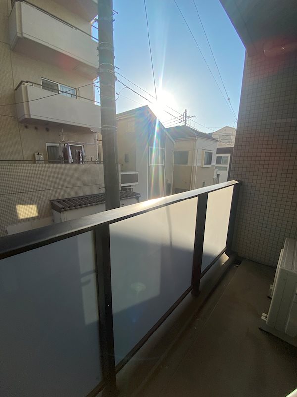 フュージョナル千住緑町 ベランダ