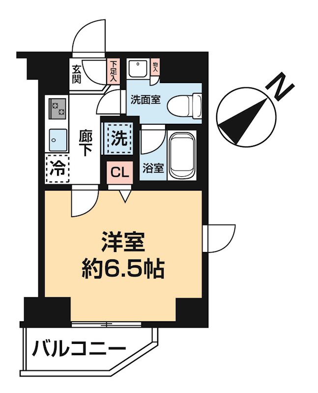 ヴェルト墨田ノース 0204号室 間取り