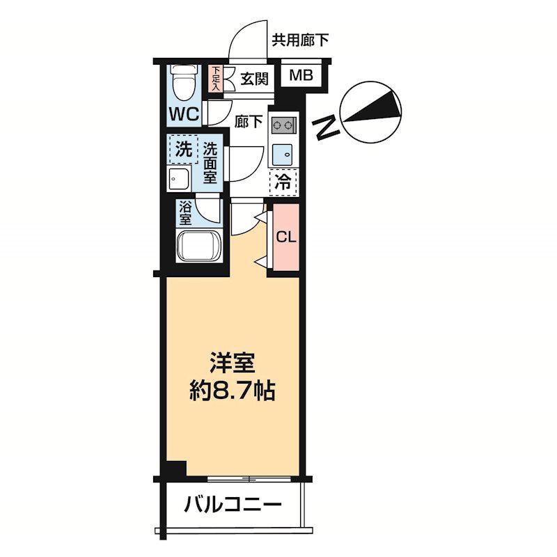 ARCOBALENO OHANAJAYA 0205号室 間取り