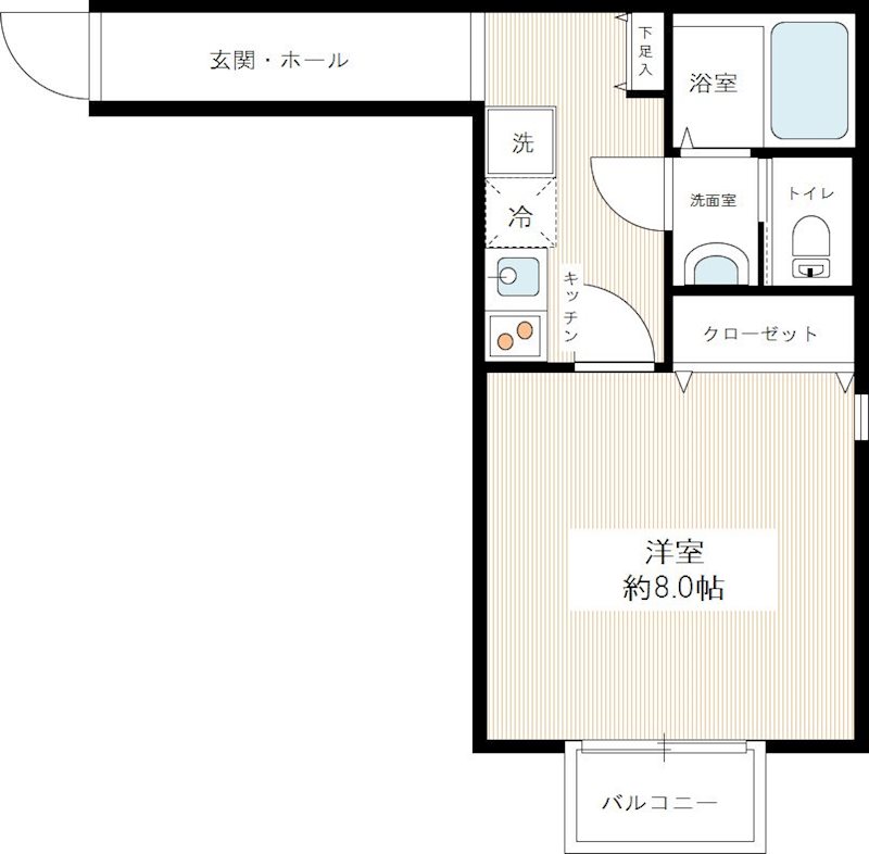 ミレニア草加住吉 0106号室 間取り
