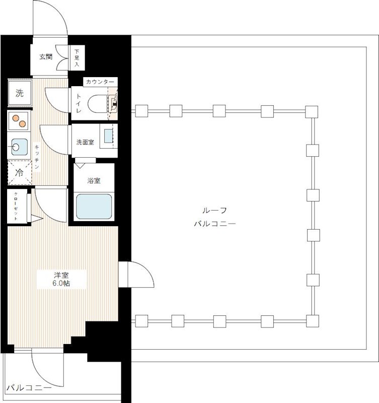 ＡＺＥＳＴ青砥 1405号室 間取り