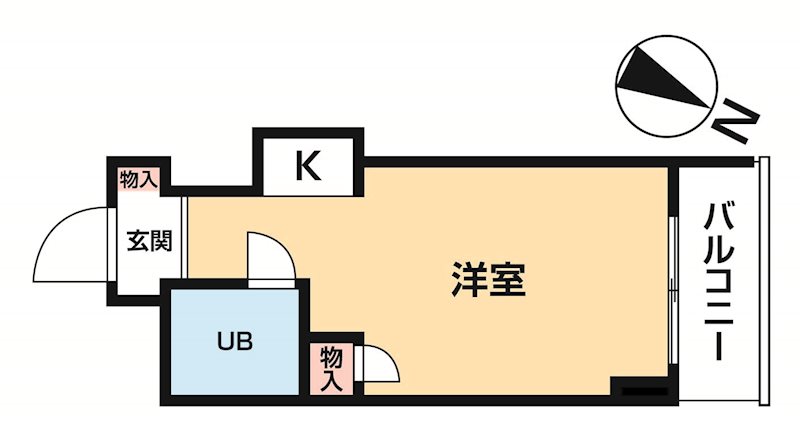 ＴＯＰ・横浜吉野町 0202号室 間取り