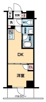 0503号室 間取り