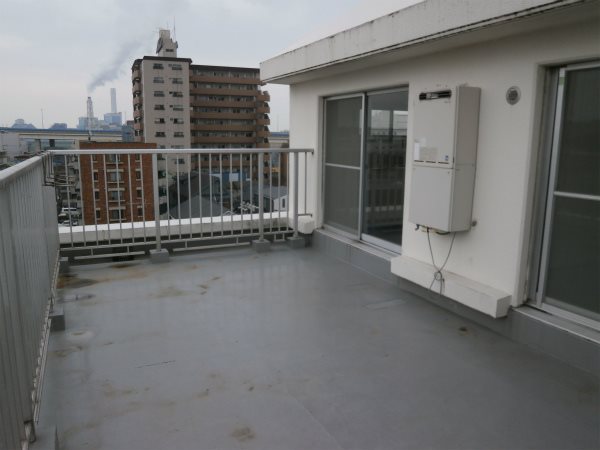 コスモ磯子パークサイド ベランダ