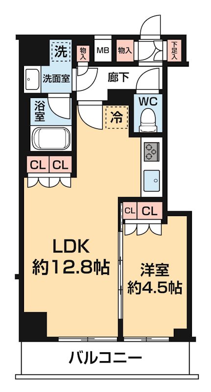 セジョリ上石神井 0504号室 間取り