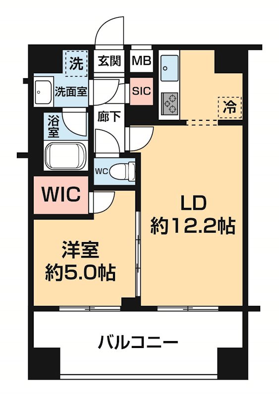 セジョリ上石神井 0601号室 間取り