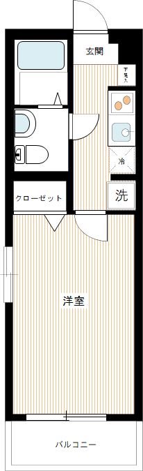 グランドエグザ親水公園Ⅰ 0308号室 間取り