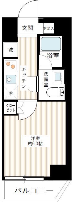 SQUARE CITY TSURUMI RIVERSIDE 間取り