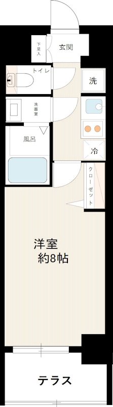 ＭＡＸＩＶ西大島 0207号室 間取り