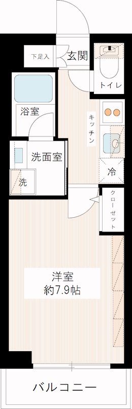 MAXIV王子RICOTT 0408号室 間取り