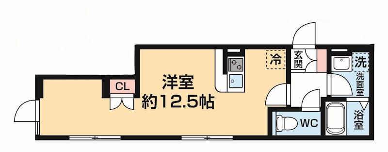 Prime baseⅥ 0003号室 間取り