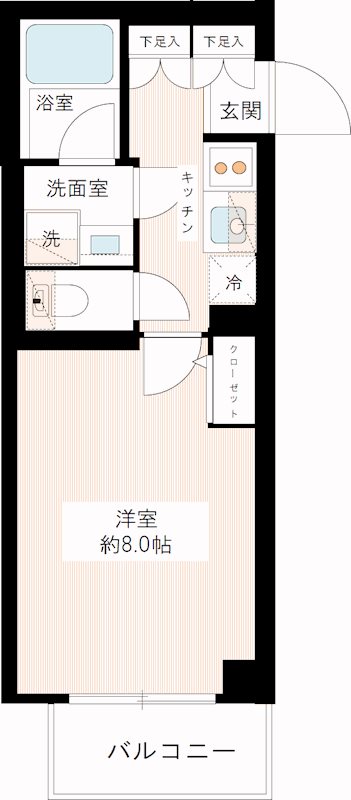 HY's Vigor 墨田 0510号室 間取り