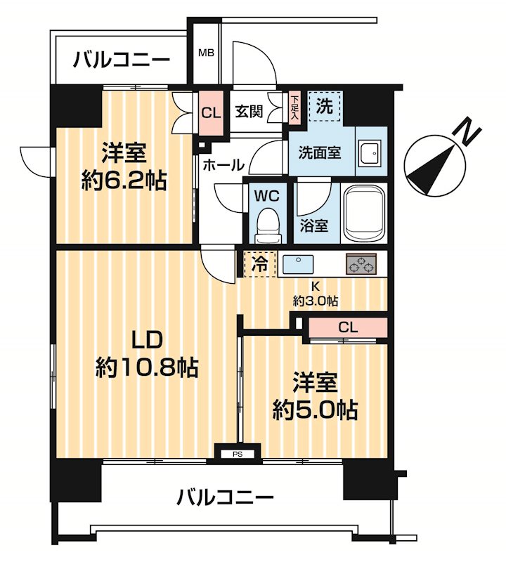 フュージョナル王子HY's 間取り