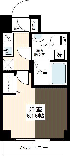 HY's YOKOHAMA LIGARE 間取り