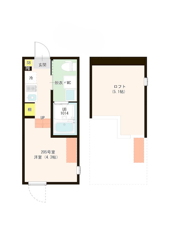 ハーモニーテラス西新井EAST 間取り